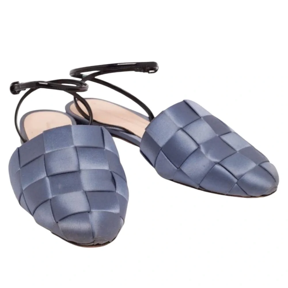 Marco de Vincenzo Basket Weave Flats Womens Size 8 - Picture 4 of 9